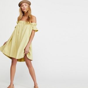 NEW Free People Off-The-Shoulder Mini Dress - M